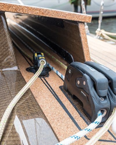exterior cork decking on boat