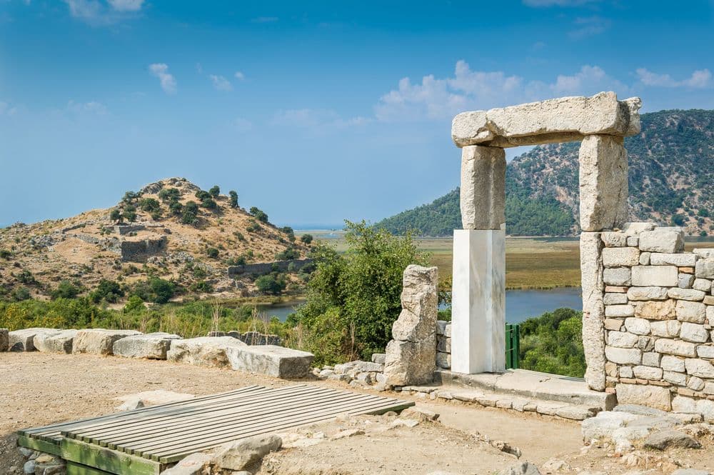 kaunos ancient ruins turkey