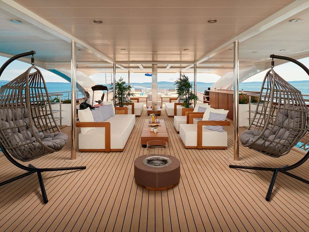 ohana exterior sitting area