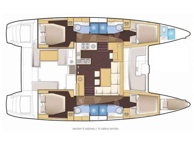 GALAXY (air condition, generator, water maker)    _Skippered Only_