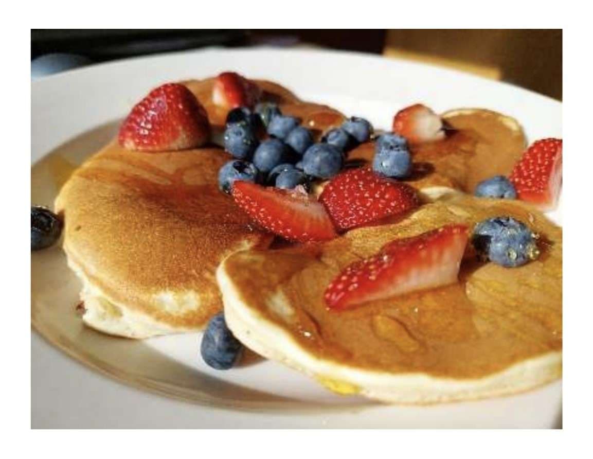 Sample menu image