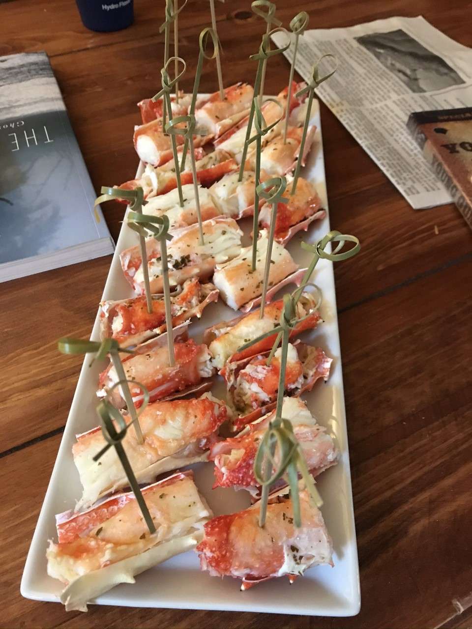 Sample menu image
