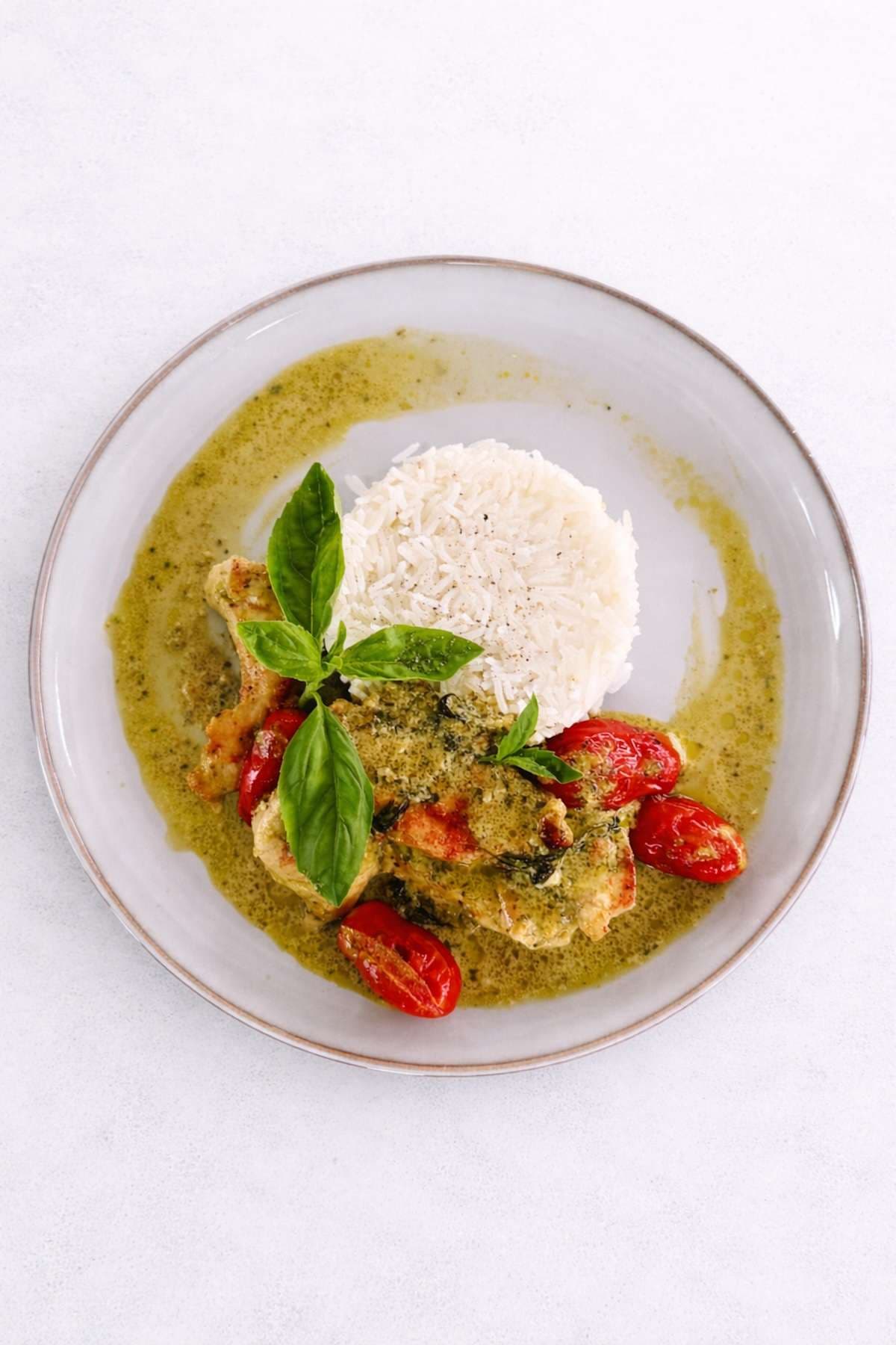 Sample menu image