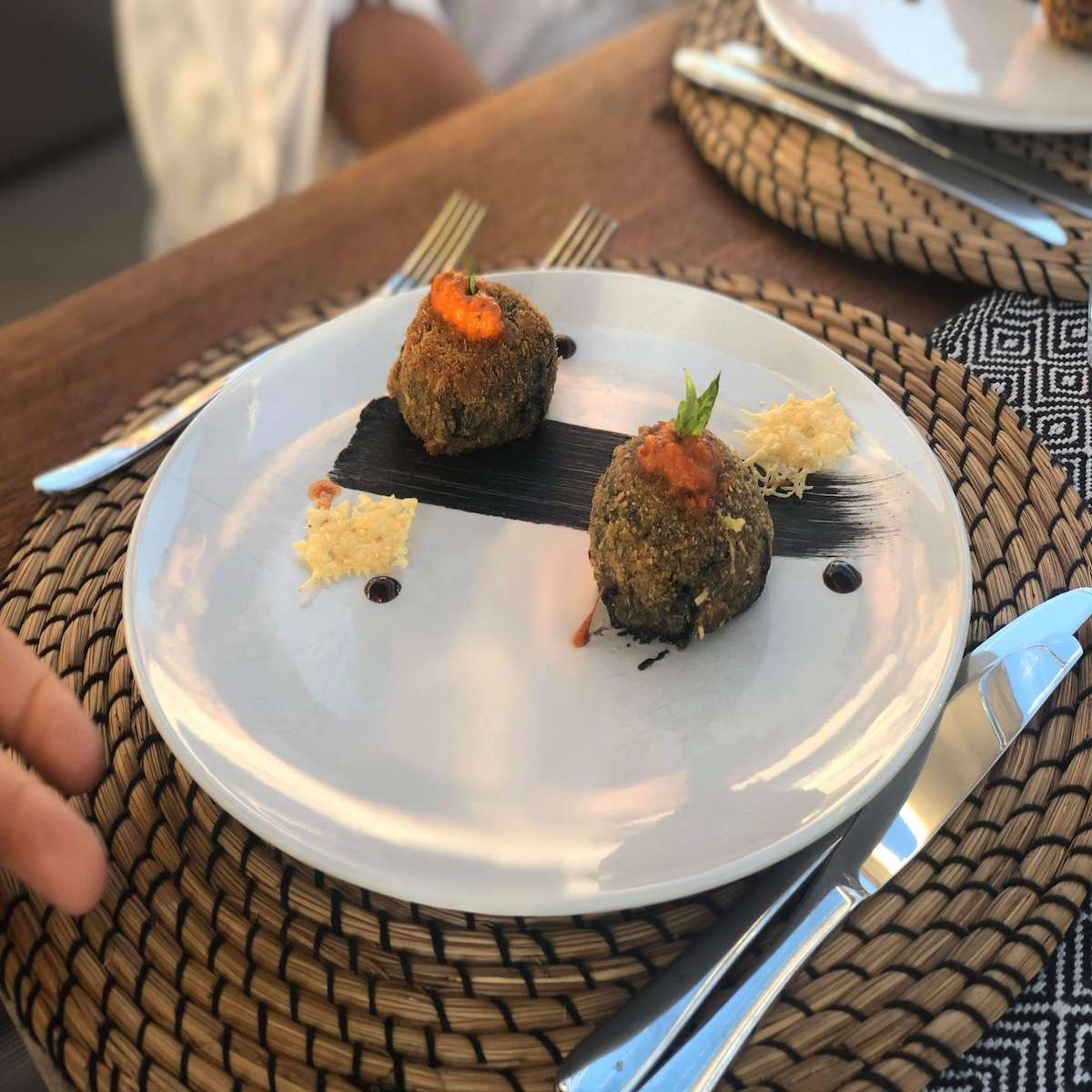 Sample menu image