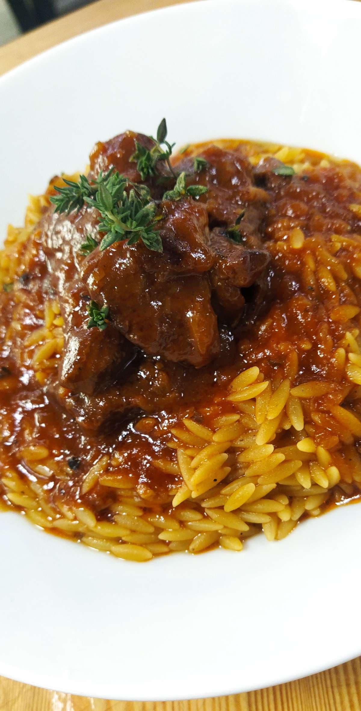 Sample menu image