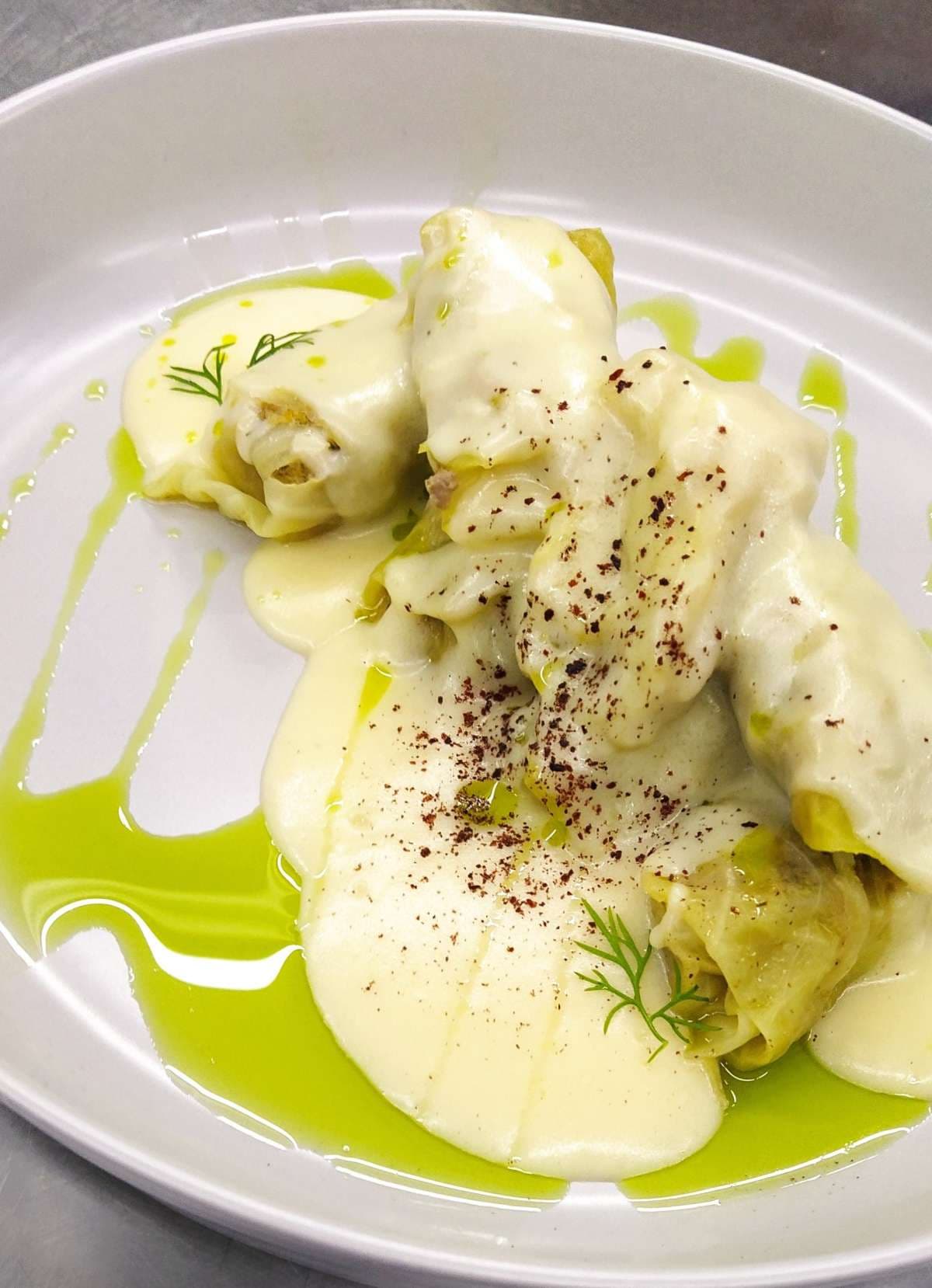 Sample menu image