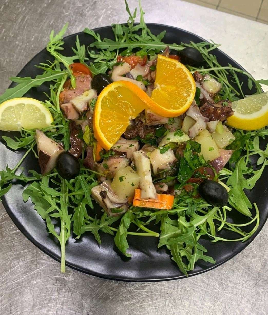 Sample menu image