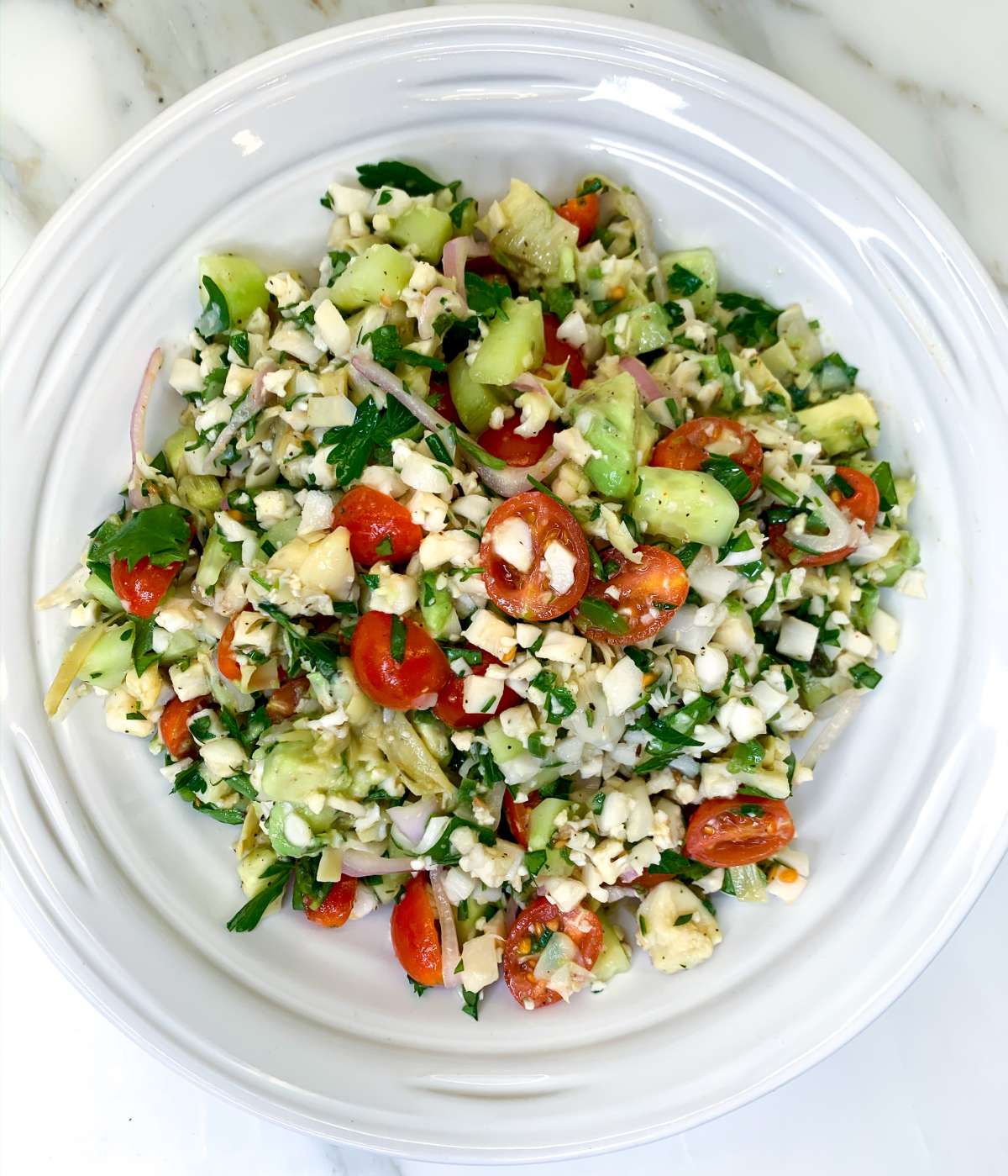 Sample menu image