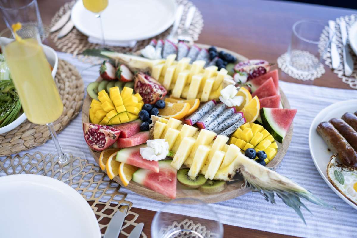 Sample menu image