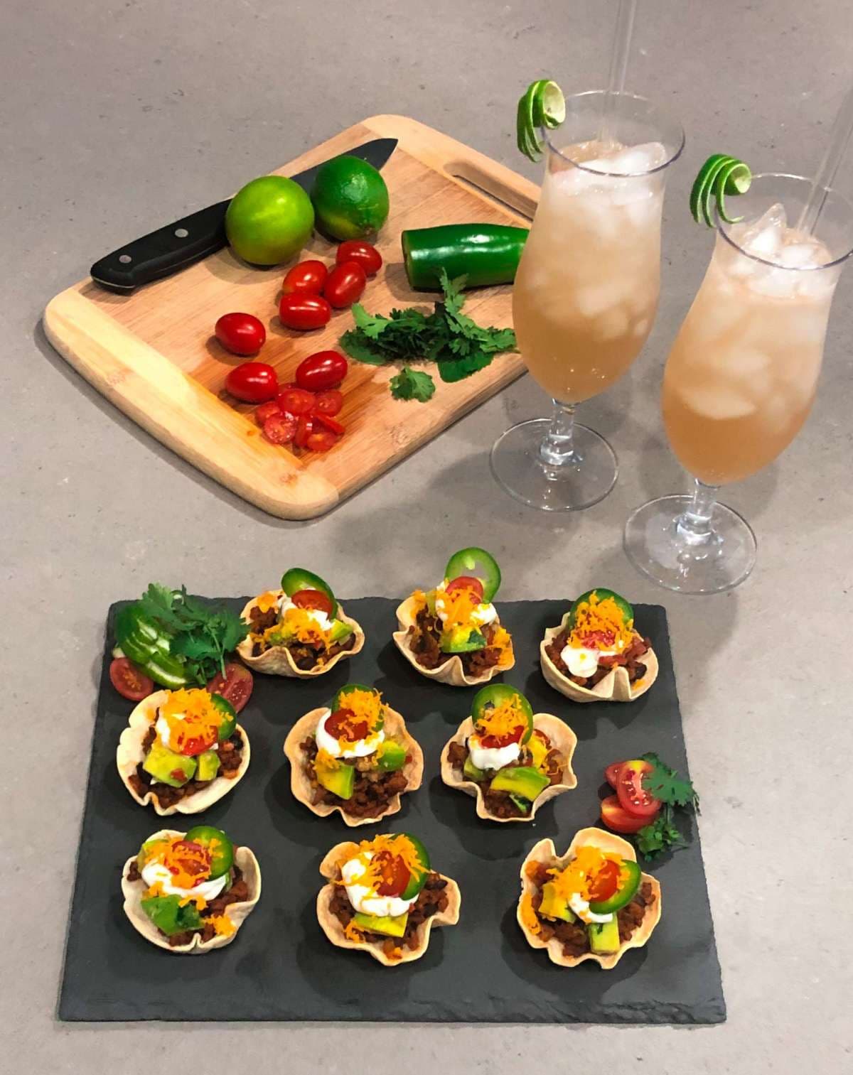 Sample menu image