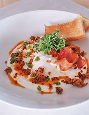 Sample menu image