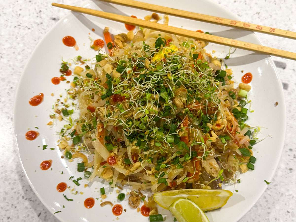 Sample menu image