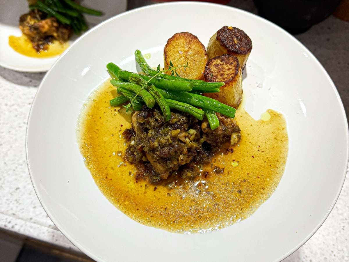 Sample menu image