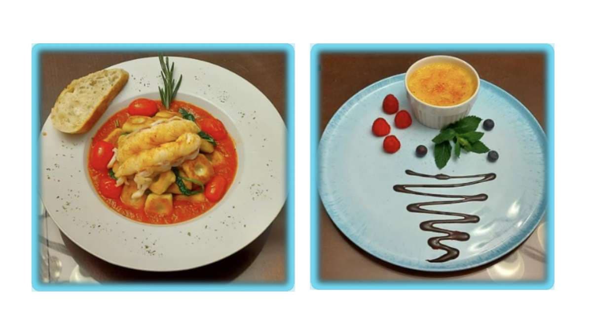 Sample menu image