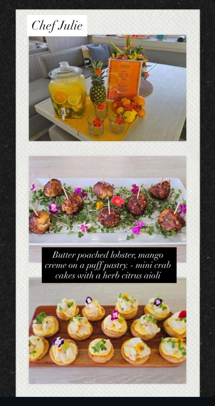 Sample menu image