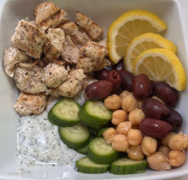 Sample menu image