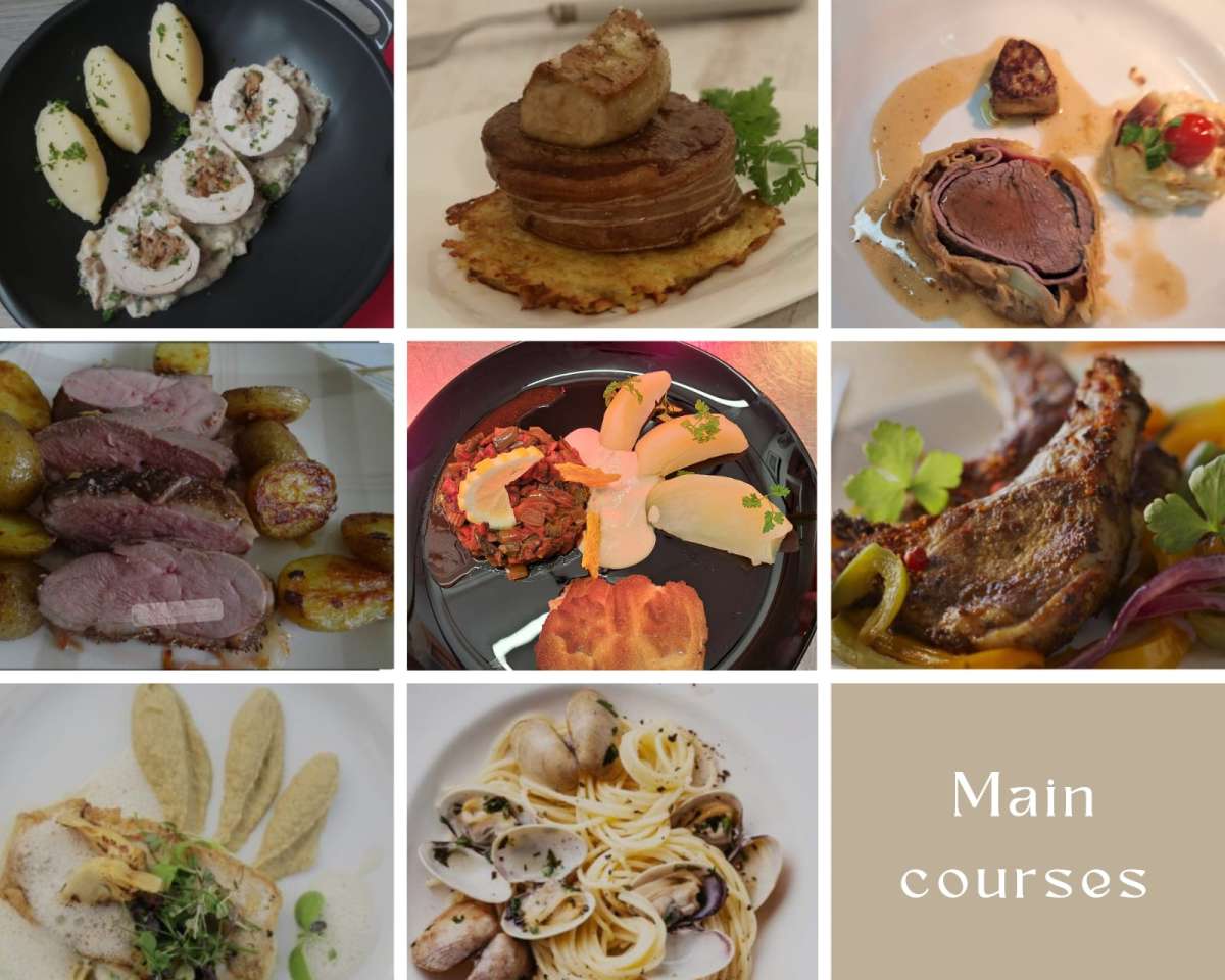Sample menu image