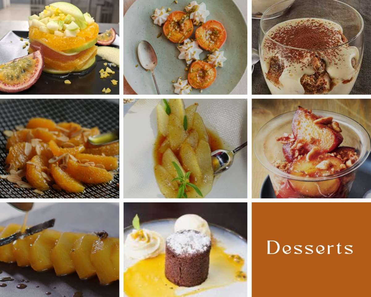 Sample menu image