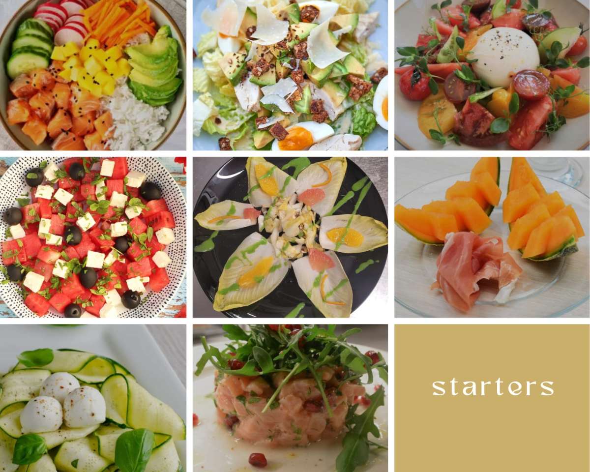 Sample menu image