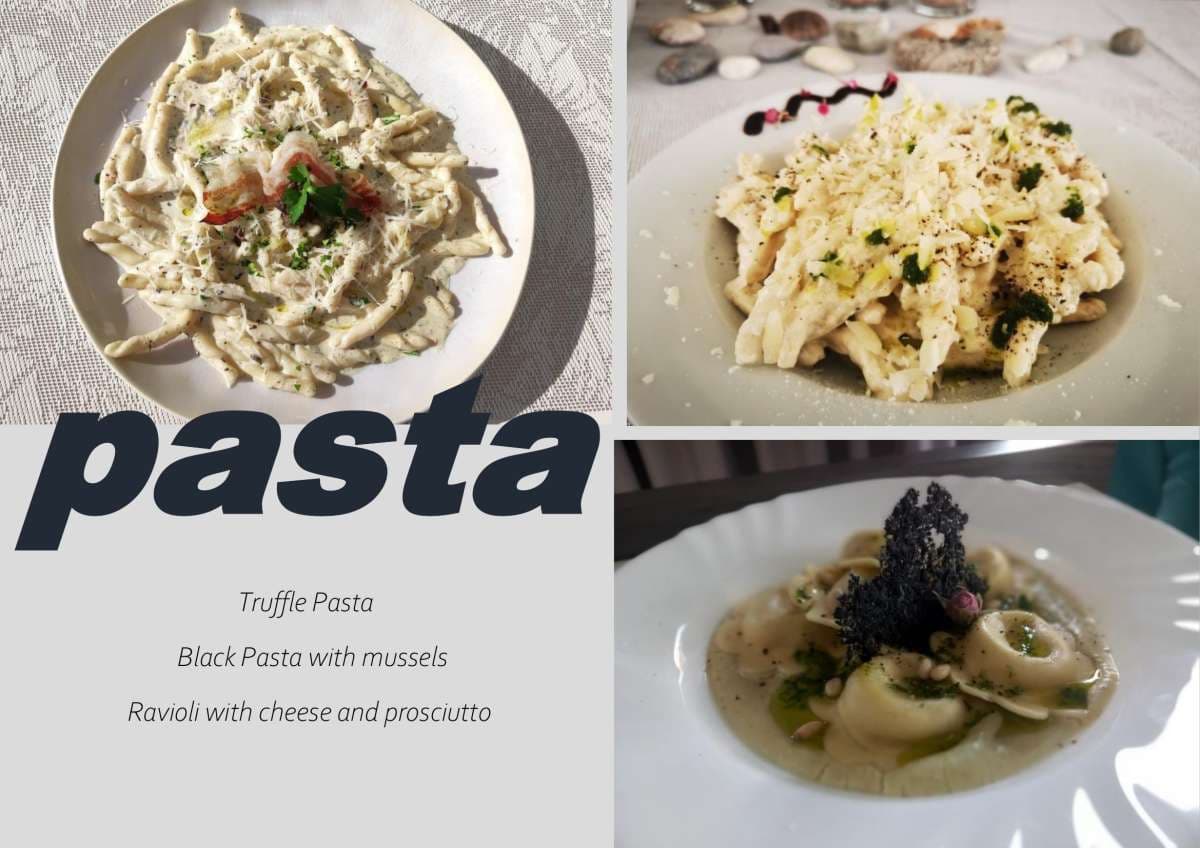 Sample menu image