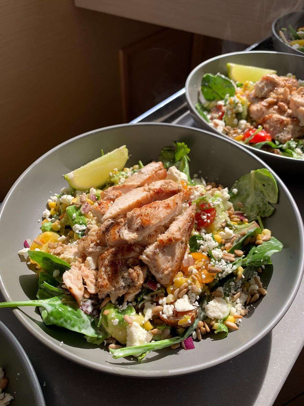 Sample menu image