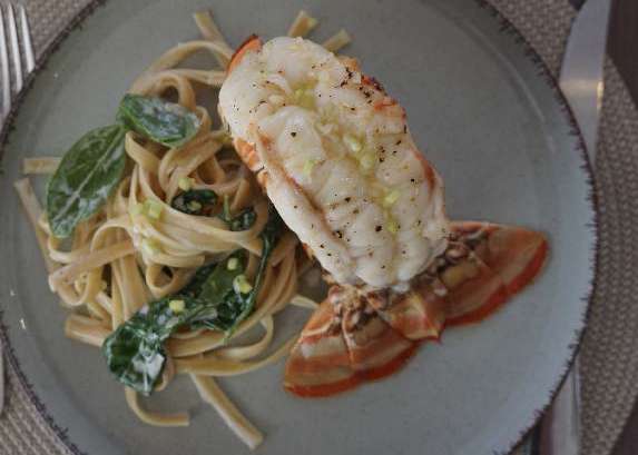 Sample menu image
