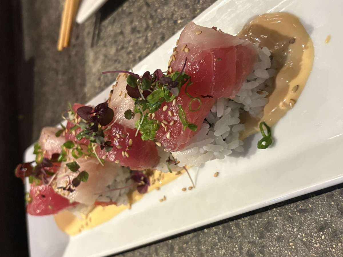 Sample menu image