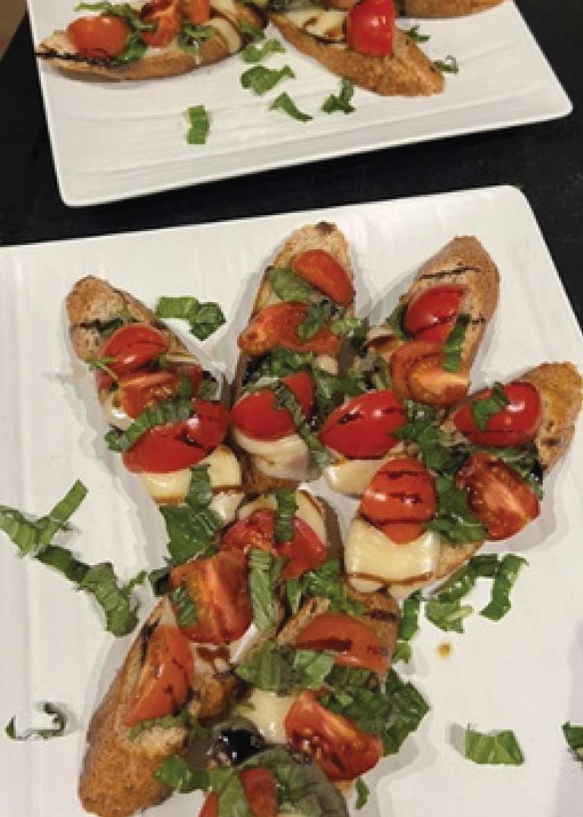 Sample menu image