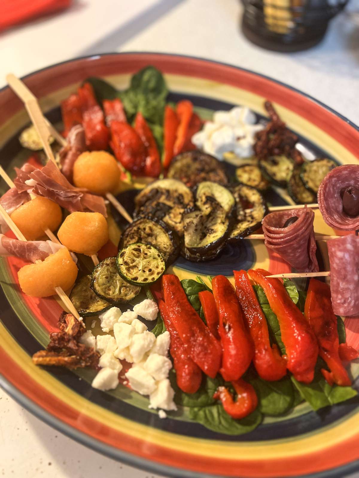 Sample menu image
