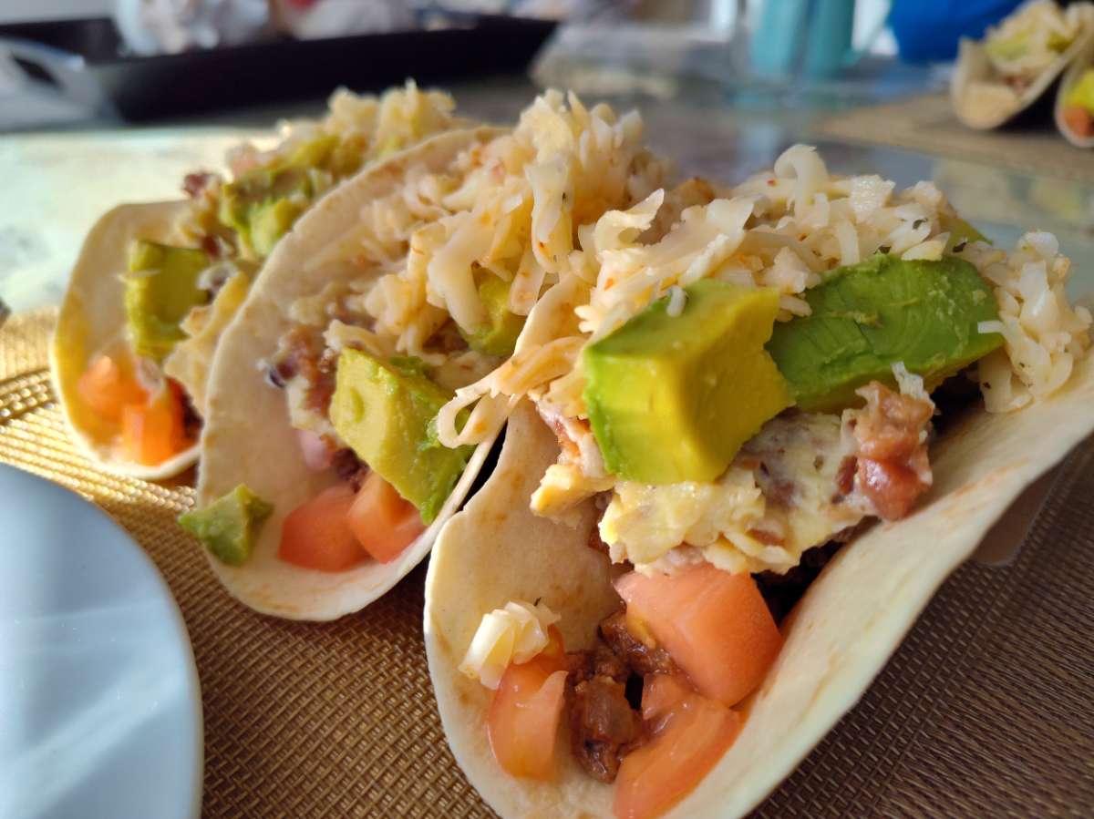 Sample menu image