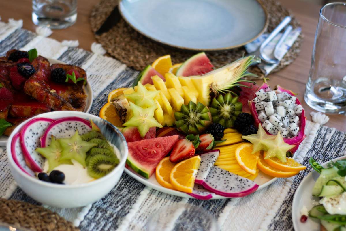 Sample menu image