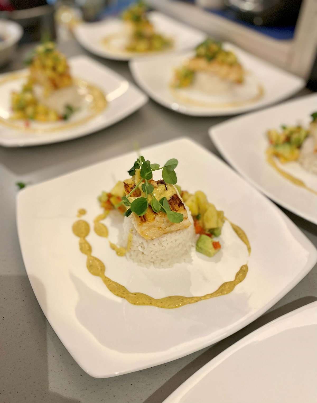 Sample menu image