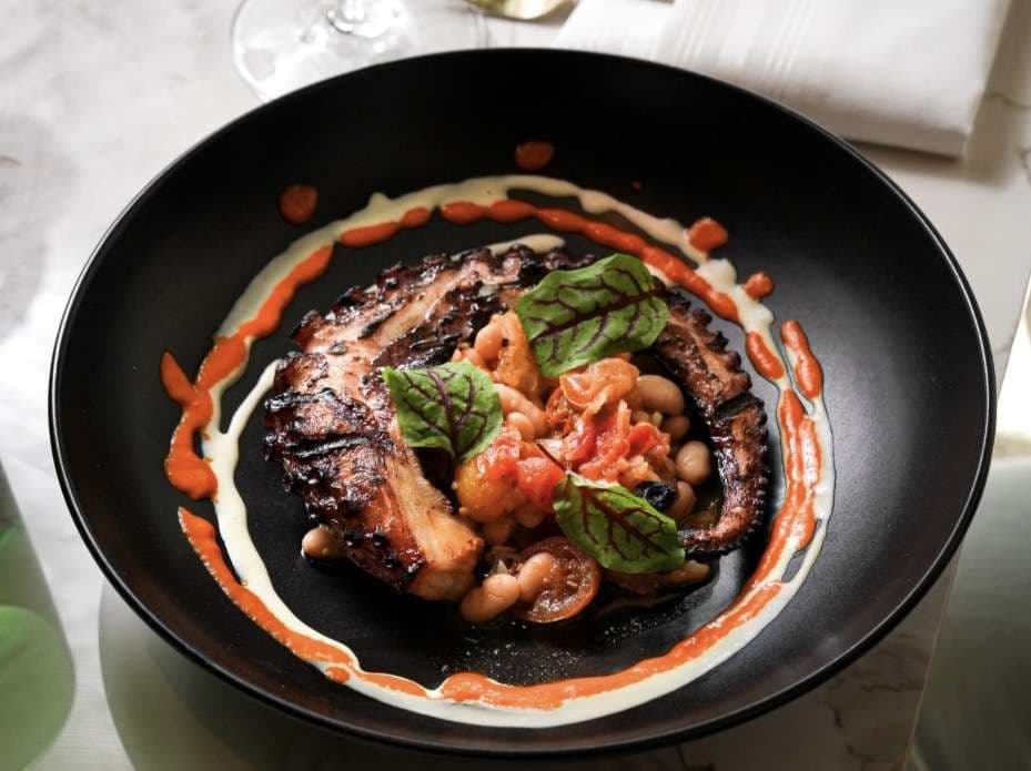 Sample menu image