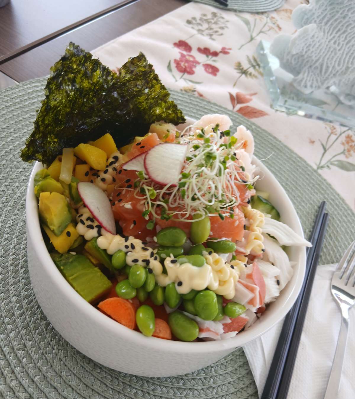 Sample menu image