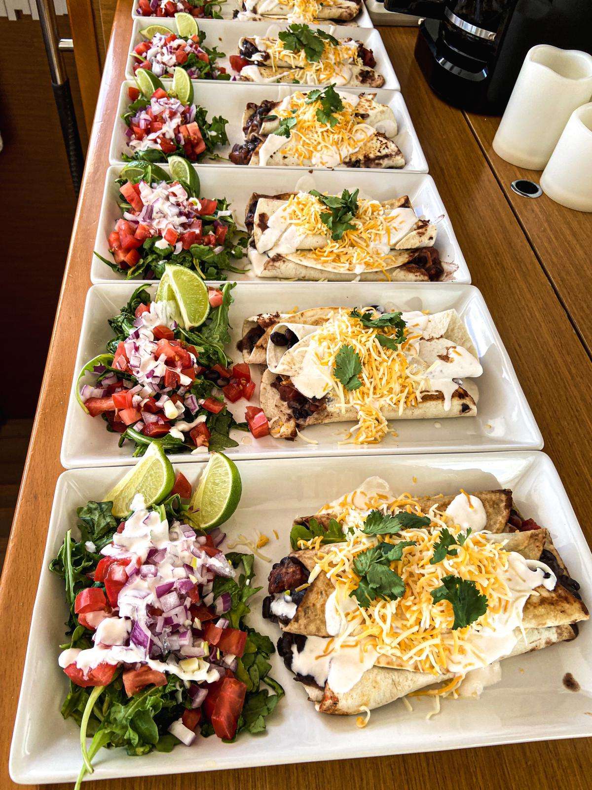 Sample menu image