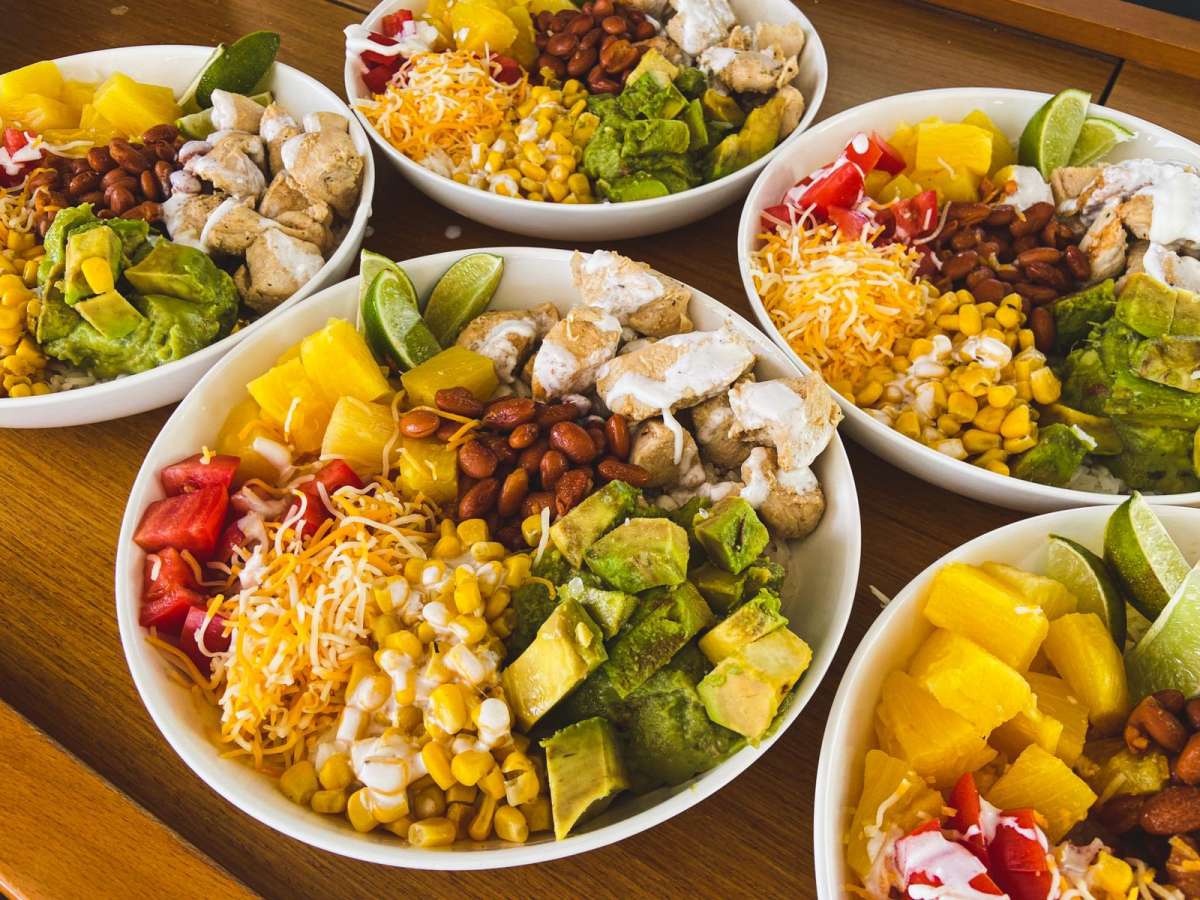 Sample menu image