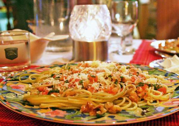 Sample menu image