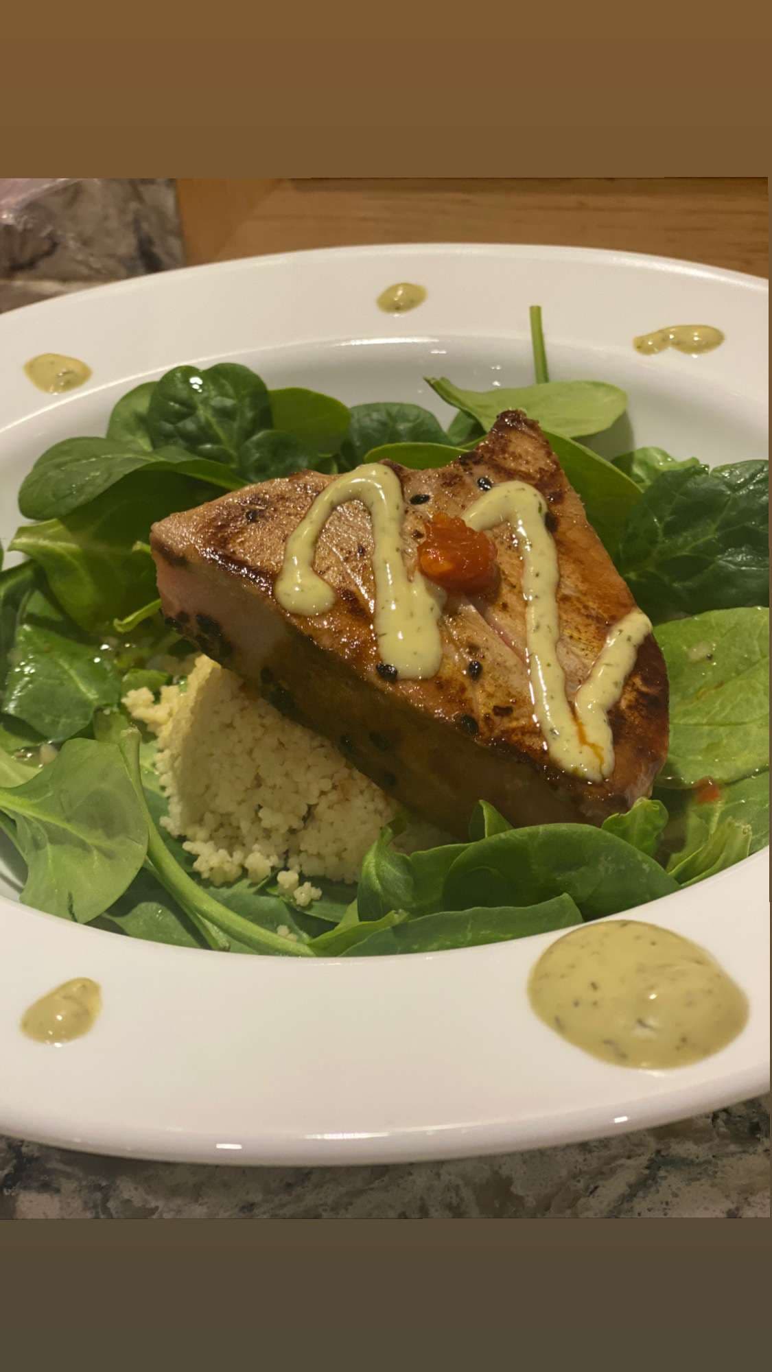 Sample menu image