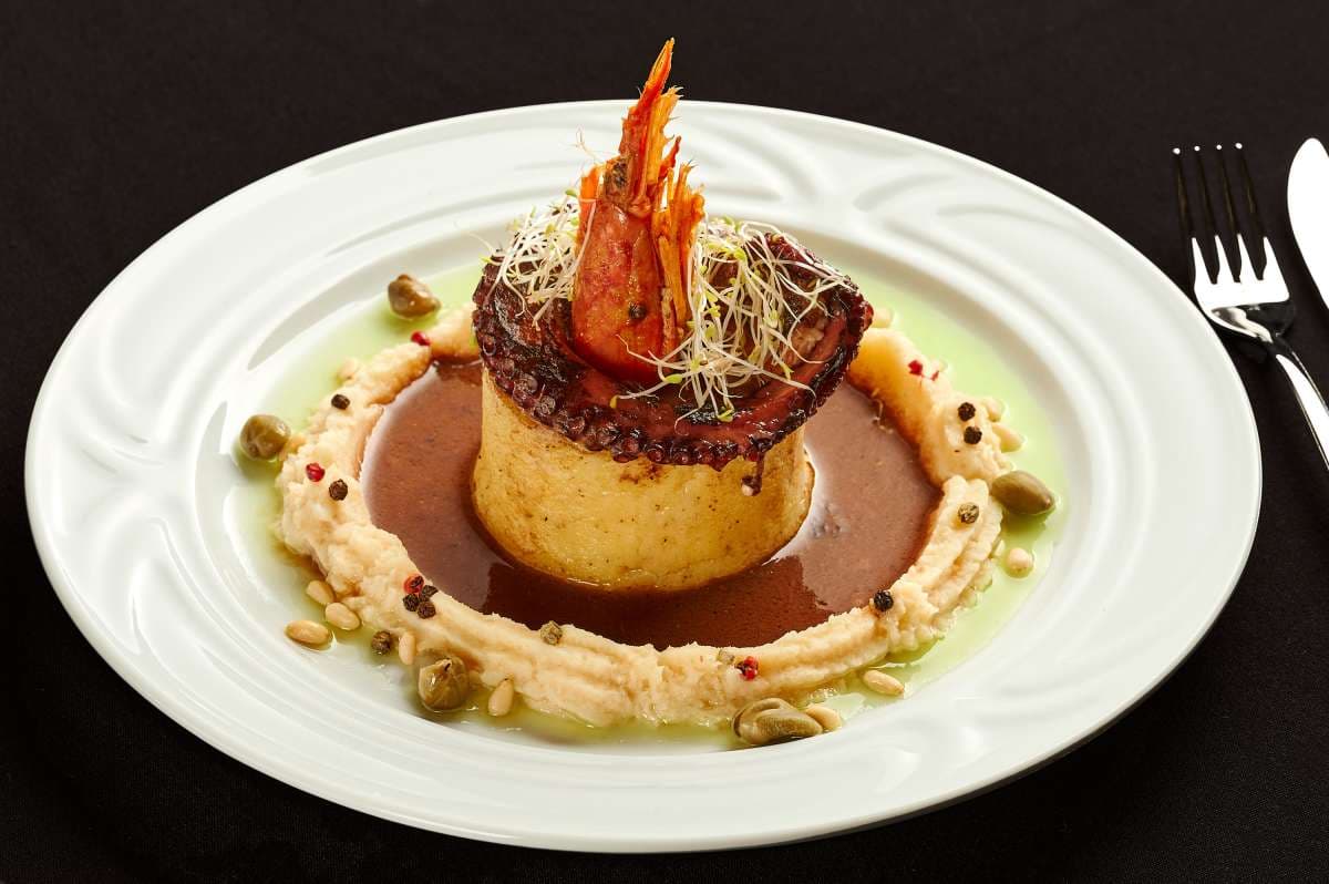 Sample menu image