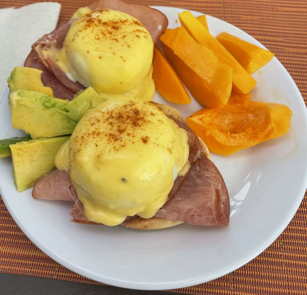 Sample menu image