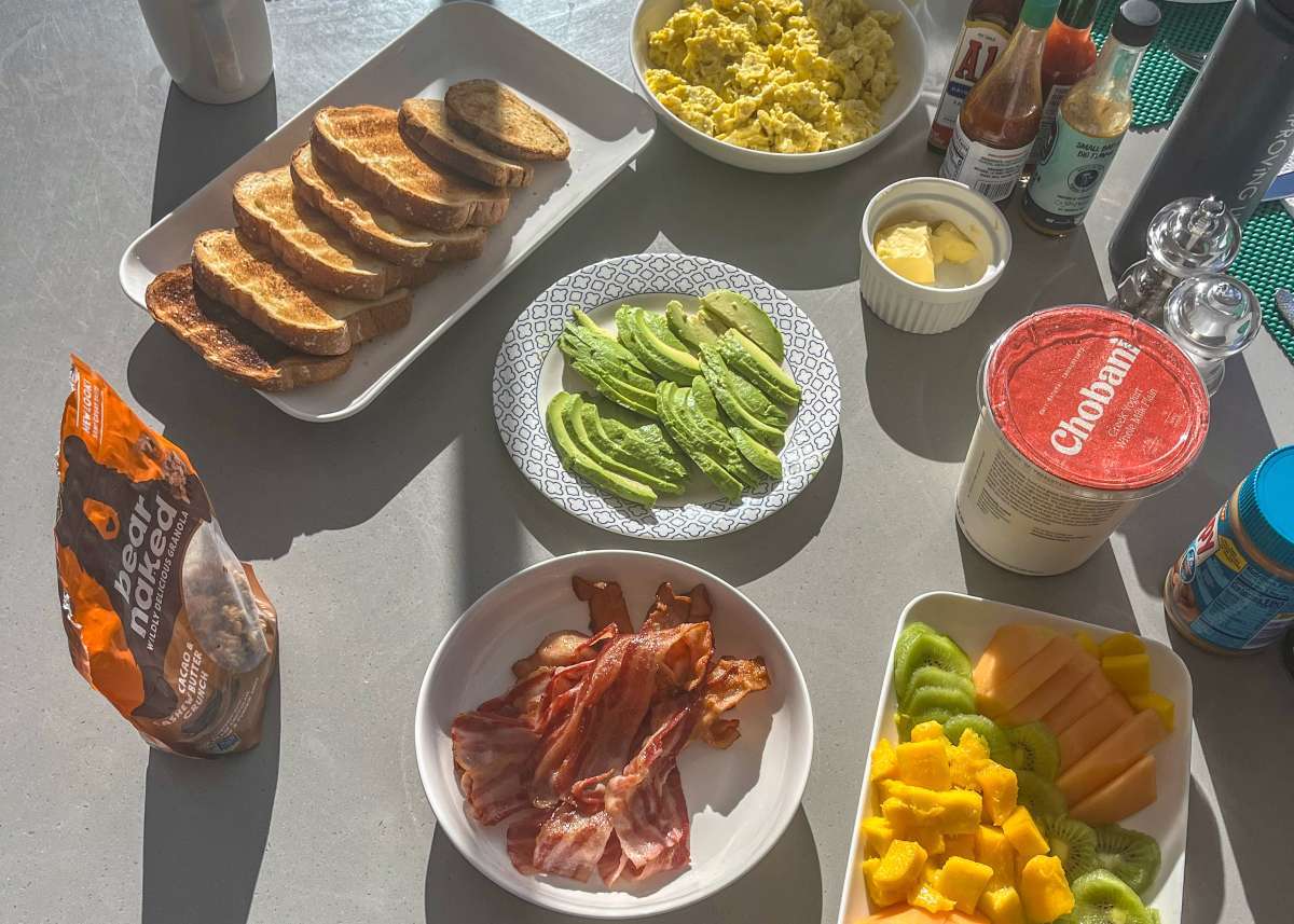 Sample menu image