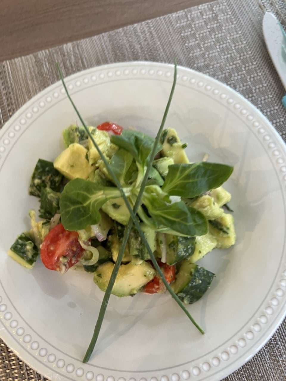 Sample menu image