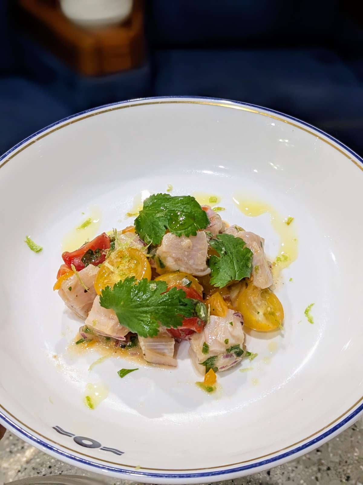 Sample menu image