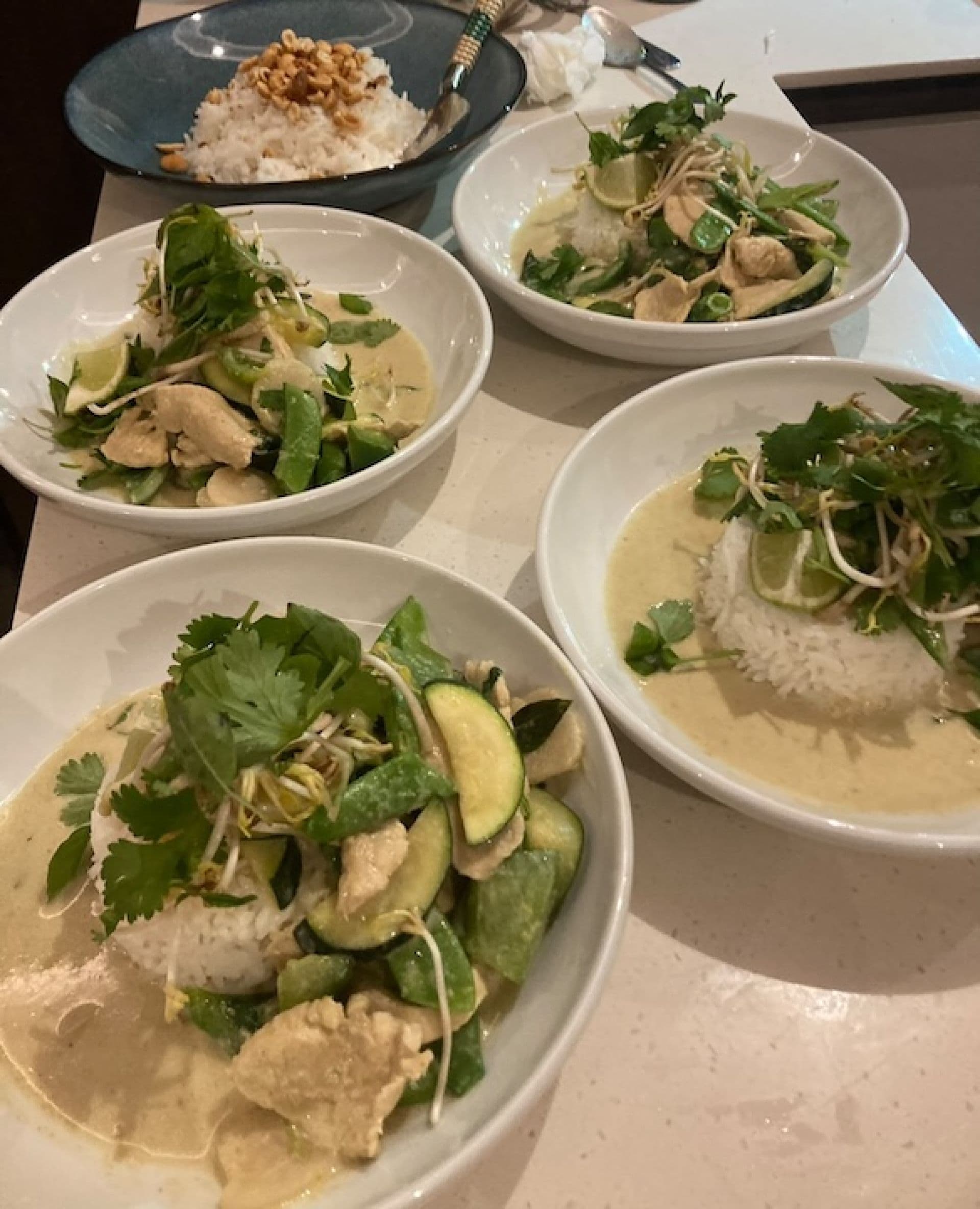 Sample menu image