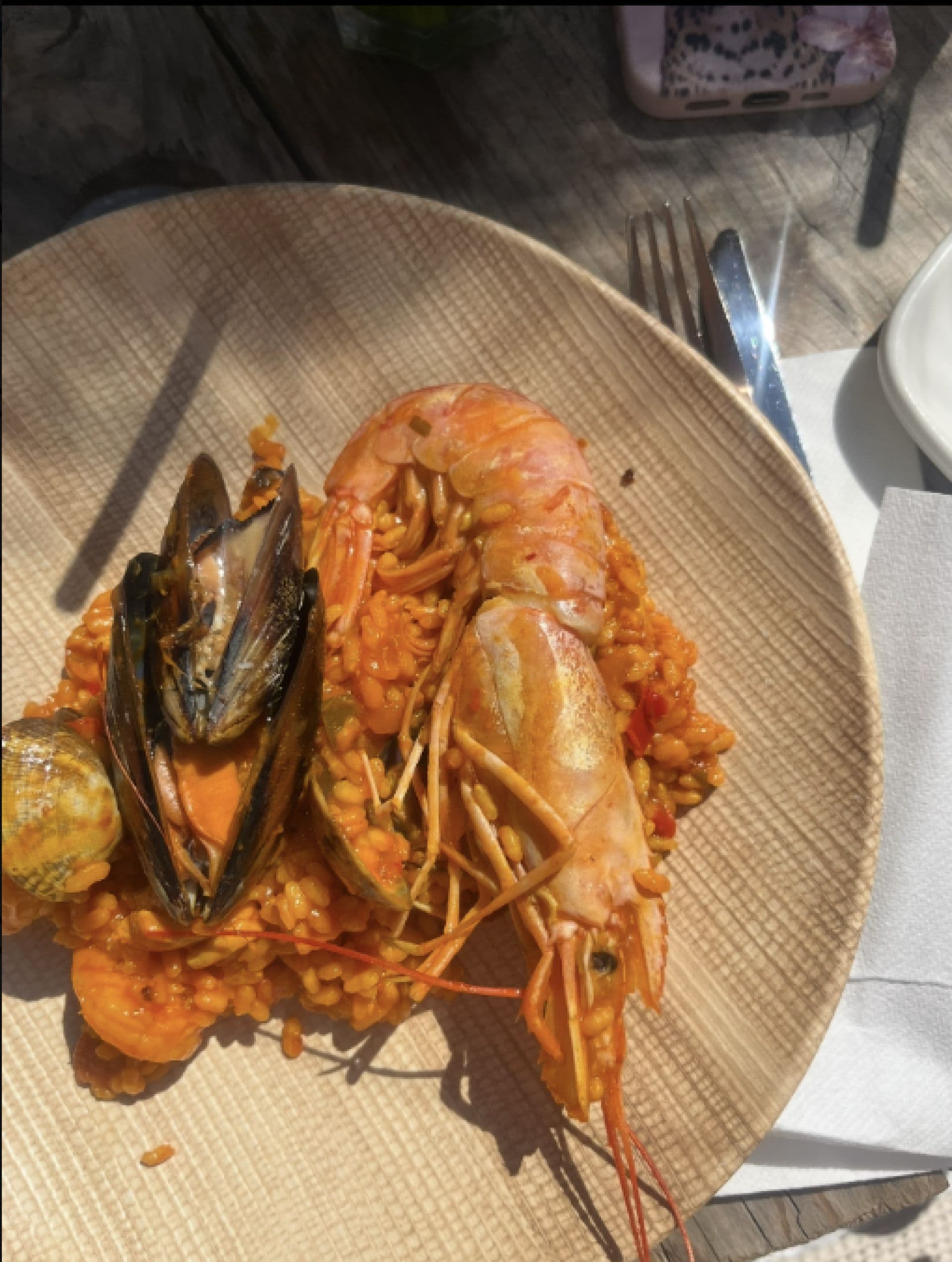 Sample menu image