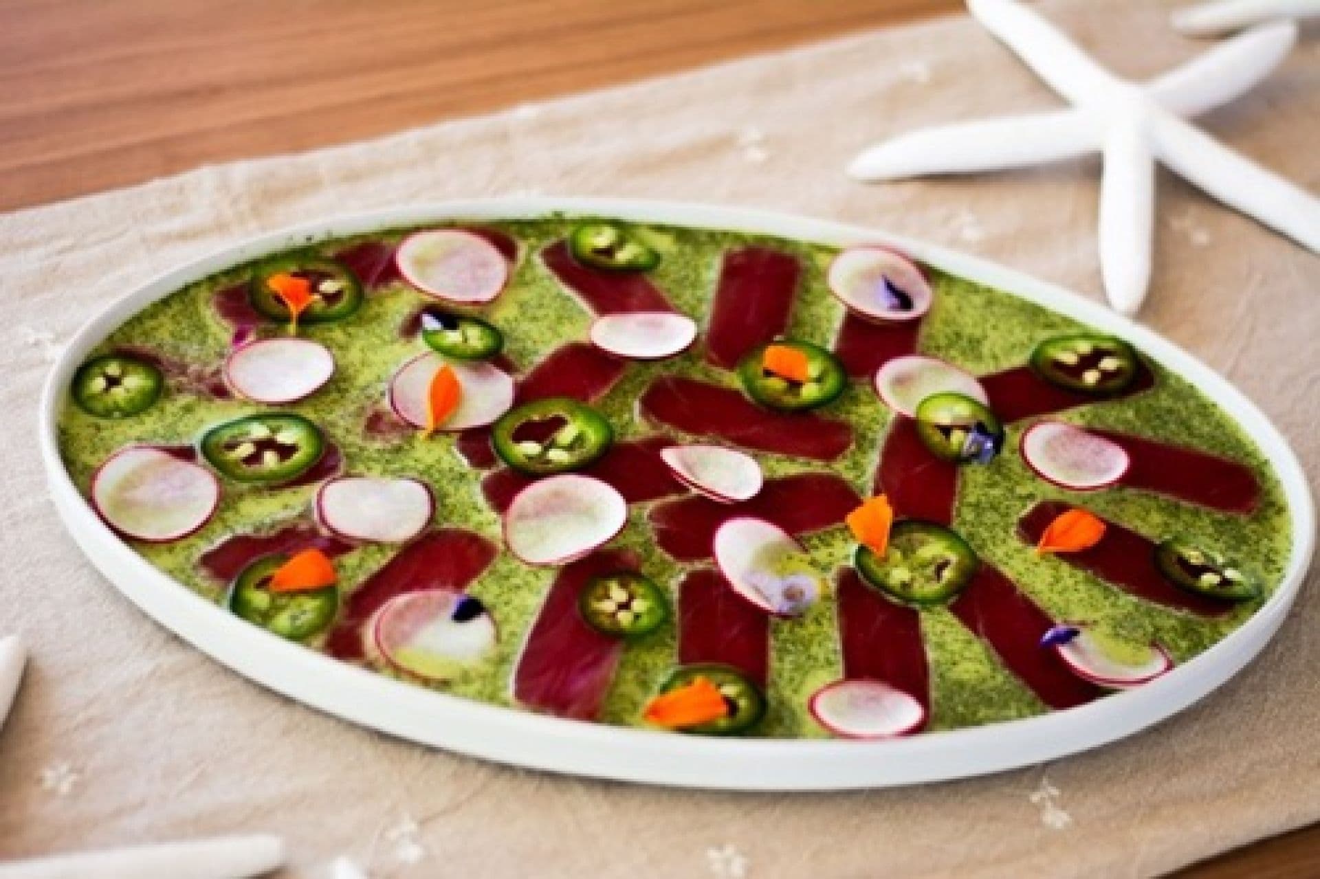 Sample menu image