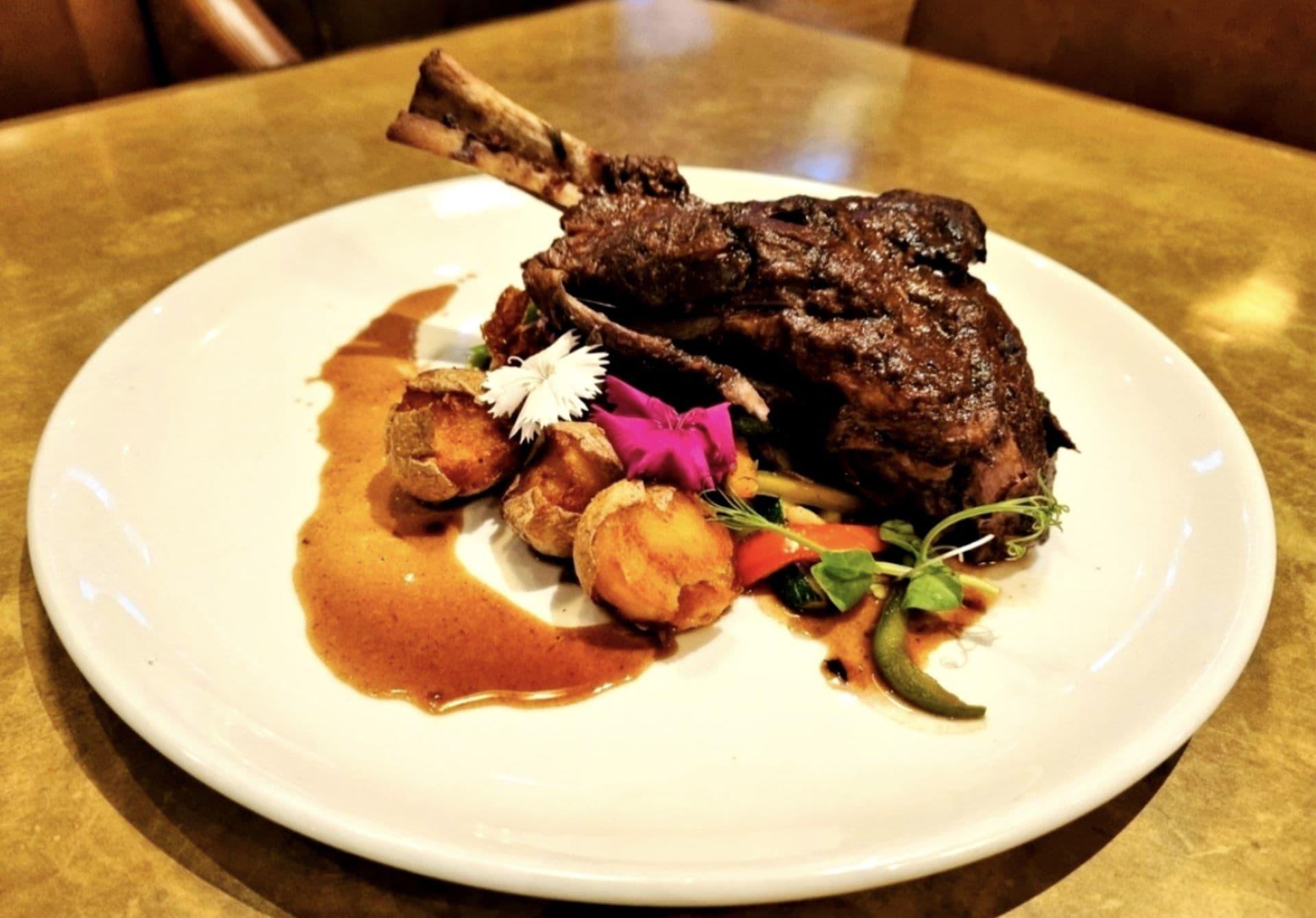 Sample menu image