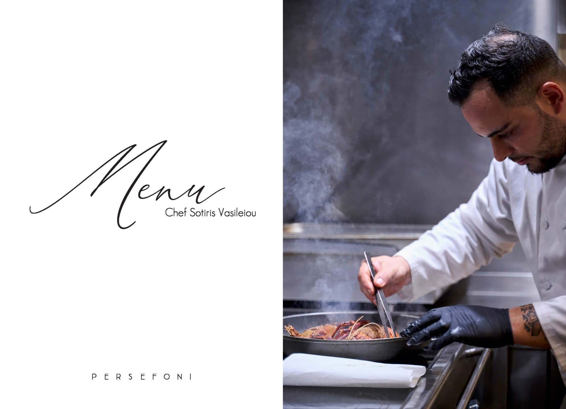 Sample menu image