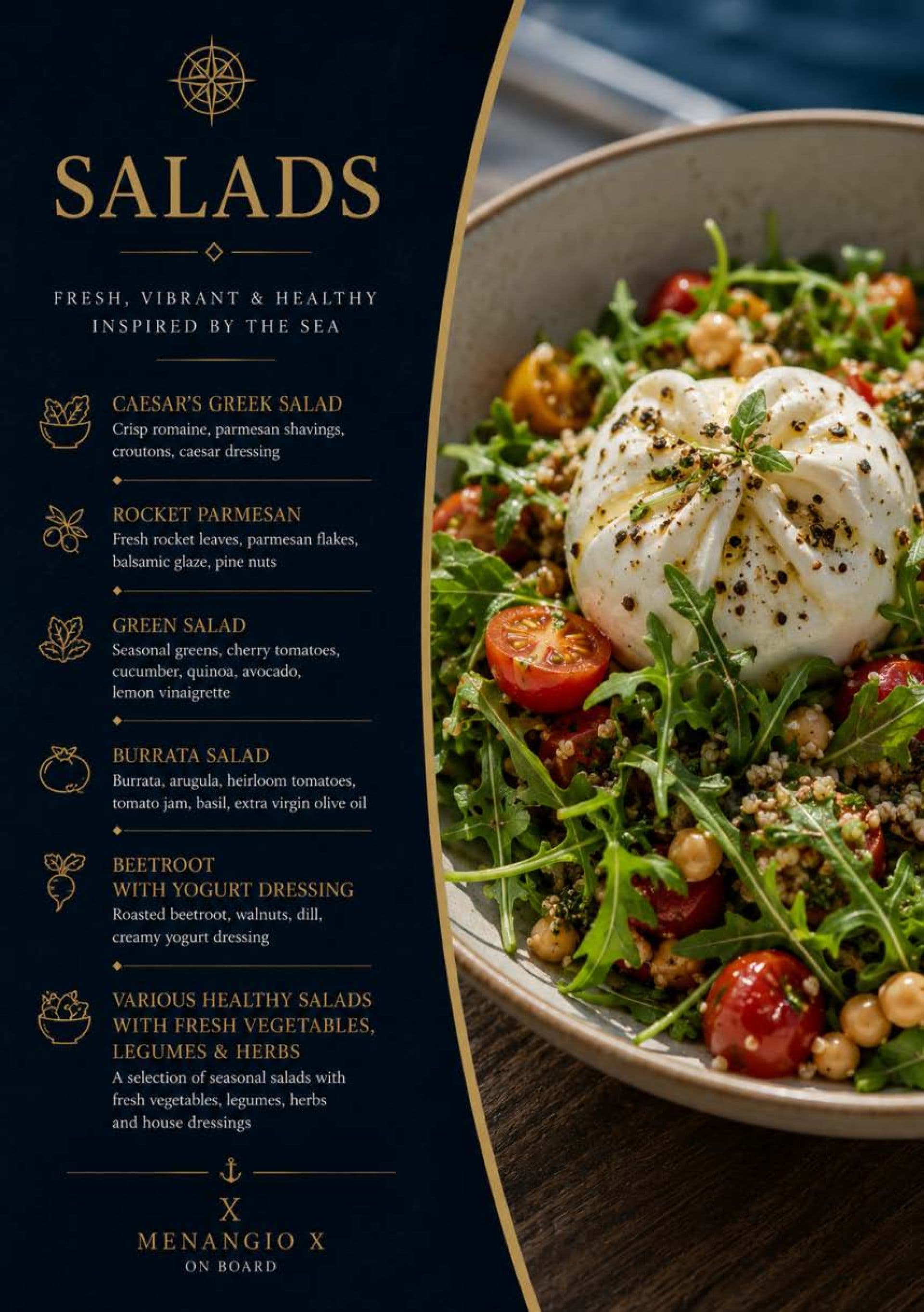 Sample menu image