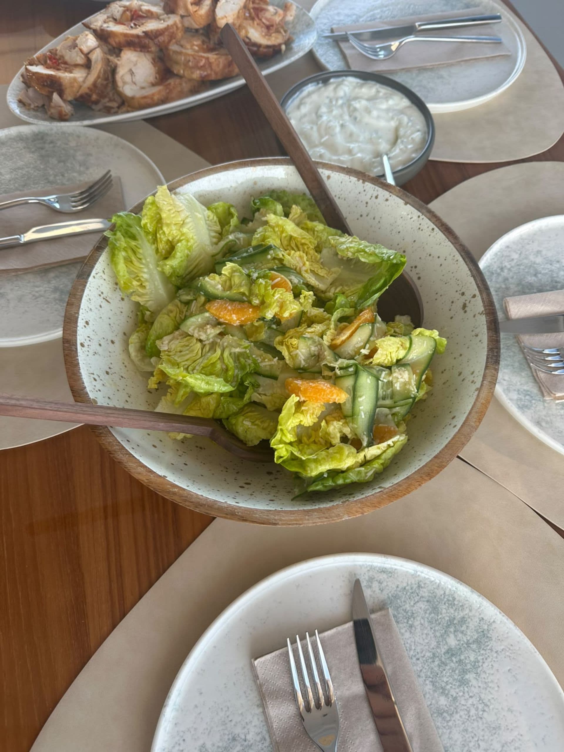 Sample menu image